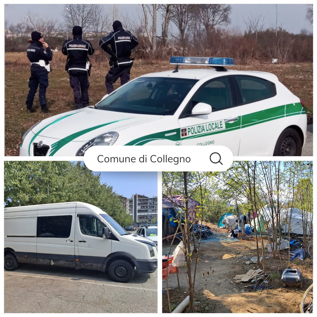Polizia Municipale Collegno: intervento area metro Fermi